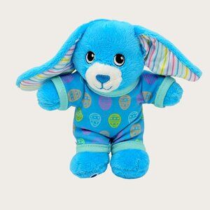 Build A Bear Blue Plush 5" Bunny Stuffed Animal Easter Egg Print Outfit